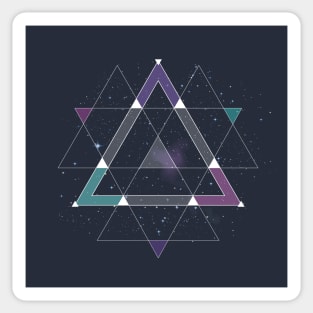 Geometric Space Graphic Sticker